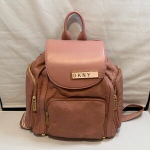 DKNY Rapture Vegan Leather Backpack In Primerose Pink